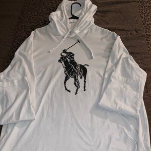 White Polo Ralph Lauren Hoodie